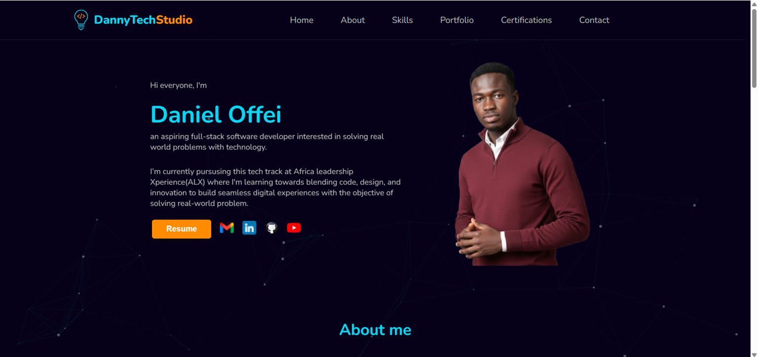 Portfolio screenshot